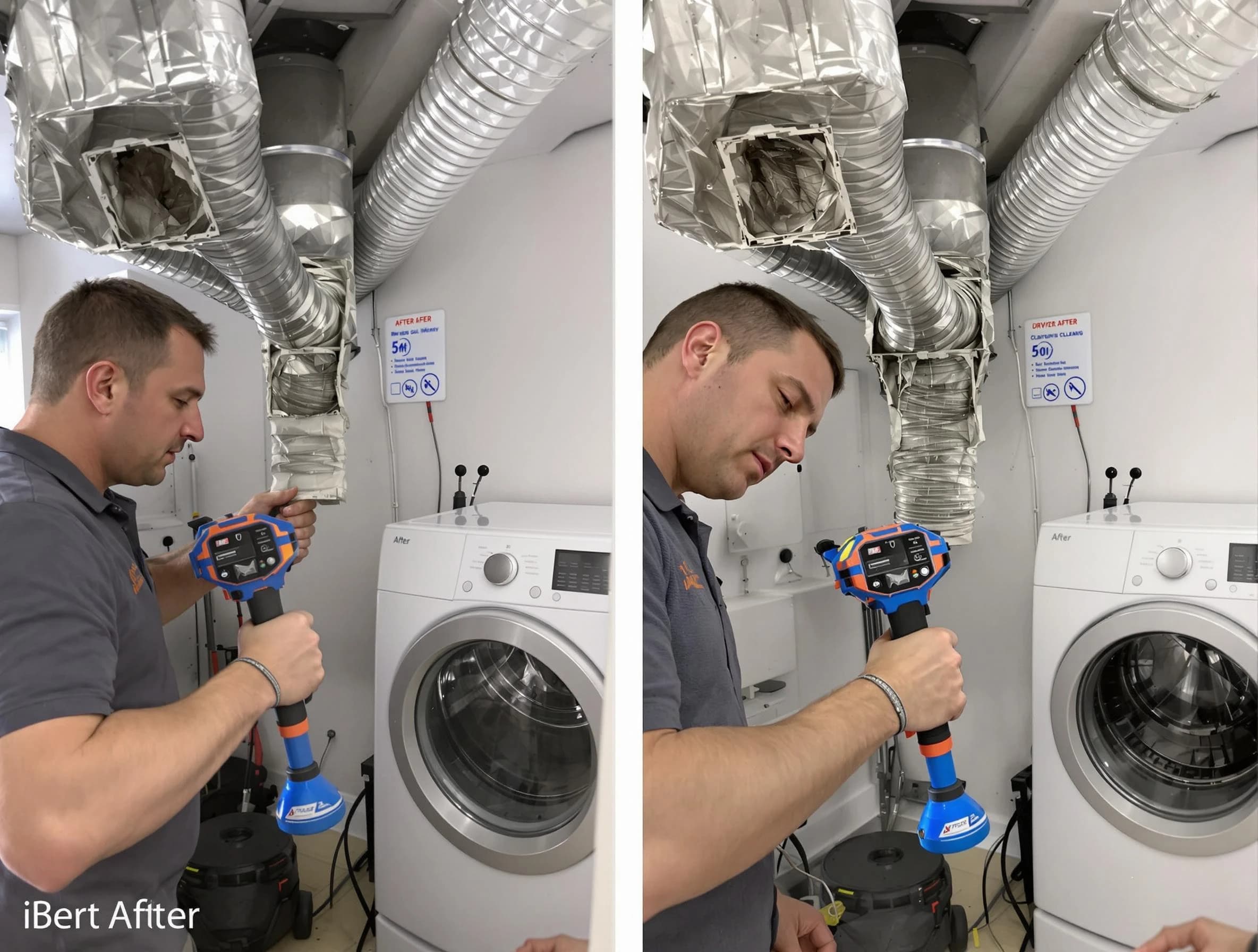 Professional clogged vent cleaning by Derby Dryer Vent Cleaning in Derby