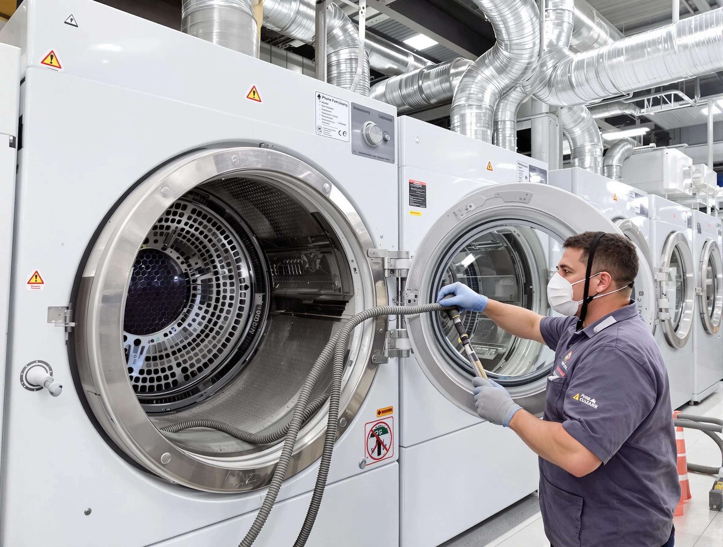 Industrial-grade dryer vent cleaning by Derby Dryer Vent Cleaning in Derby