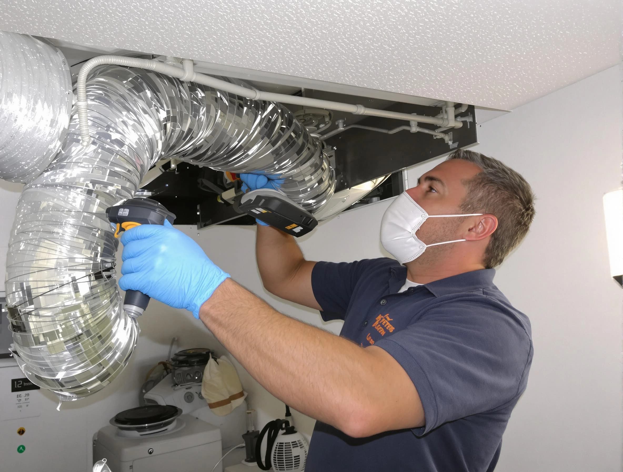 Derby Dryer Vent Cleaning professional performing thorough residential dryer vent cleaning in Derby