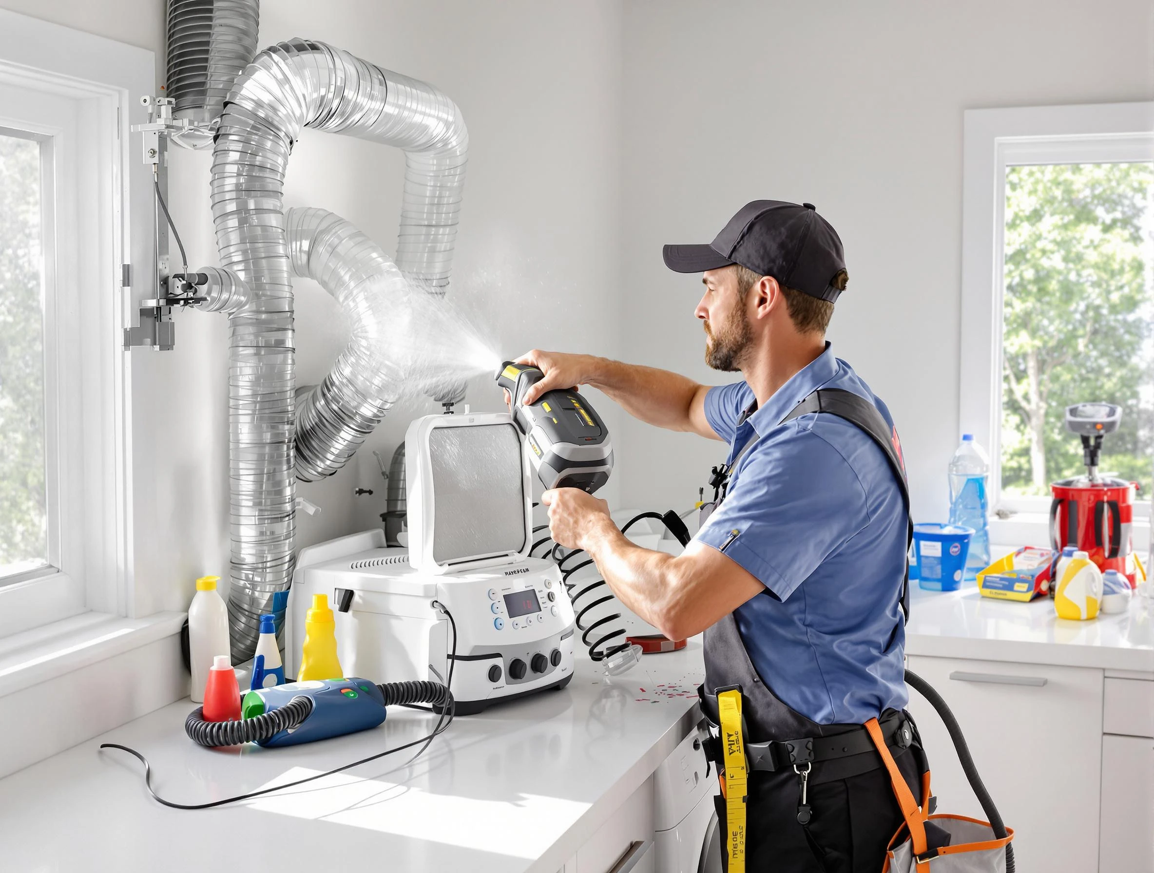 Residential Dryer Vent Cleaning in Derby