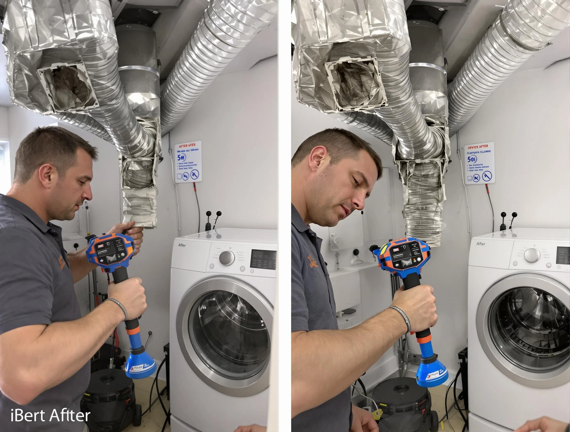 Professional clogged vent cleaning by Derby Dryer Vent Cleaning in Derby
