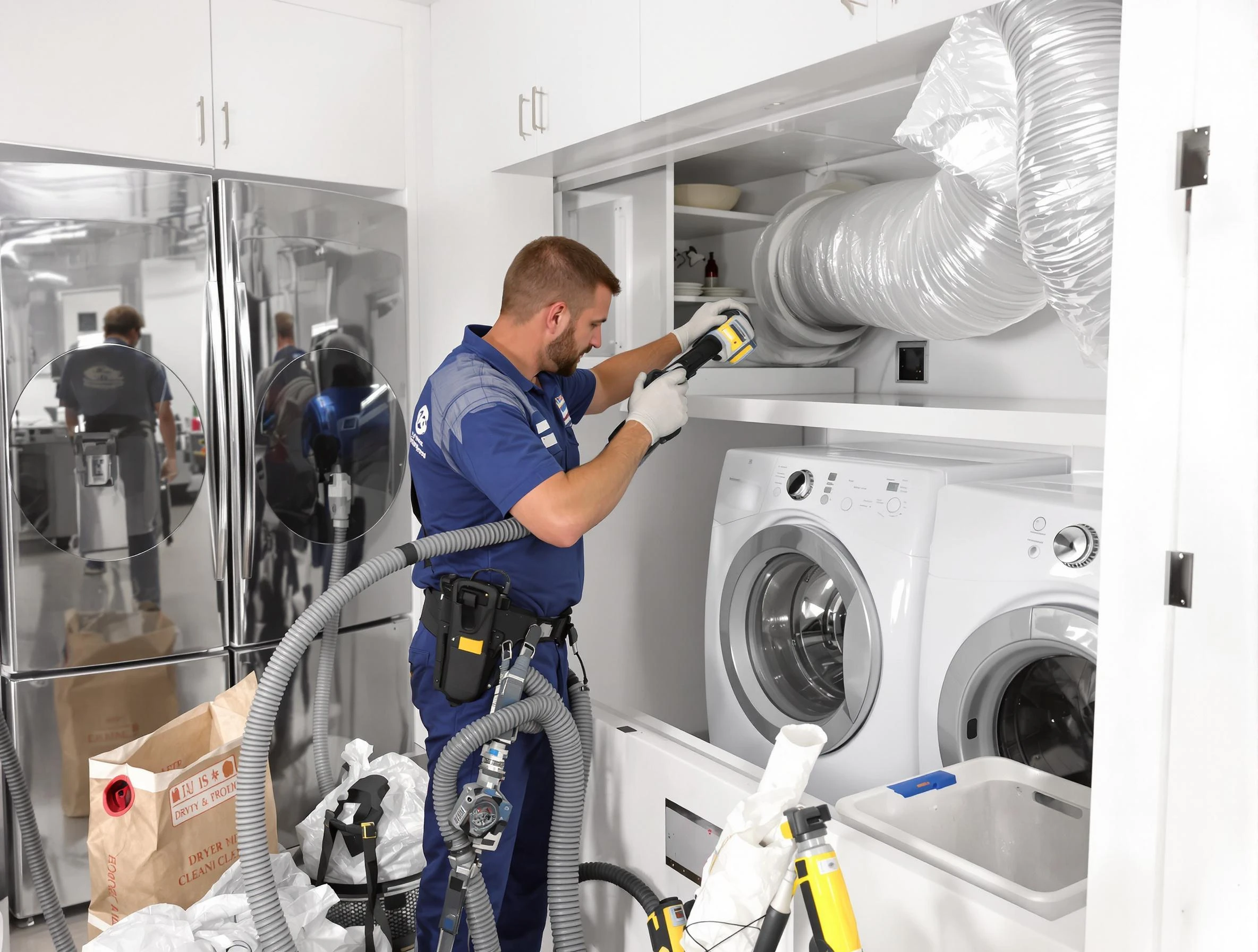 Professional duct cleaning by Derby Dryer Vent Cleaning in Derby