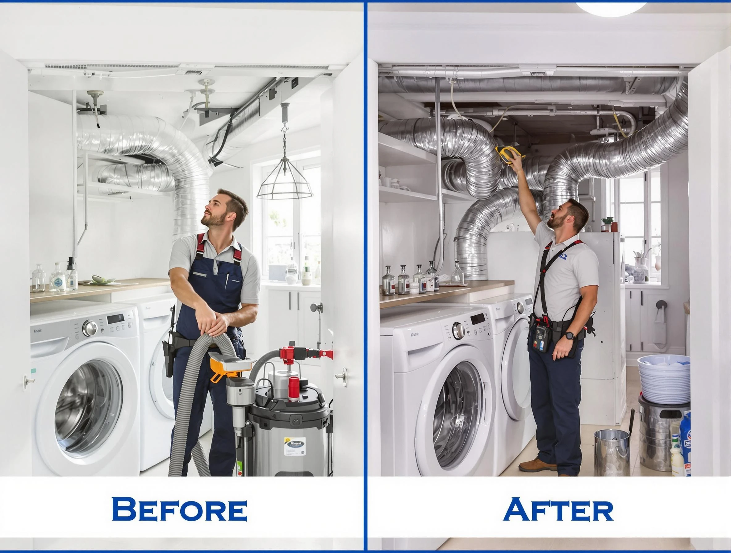 Expert gas dryer vent cleaning by Derby Dryer Vent Cleaning in Derby