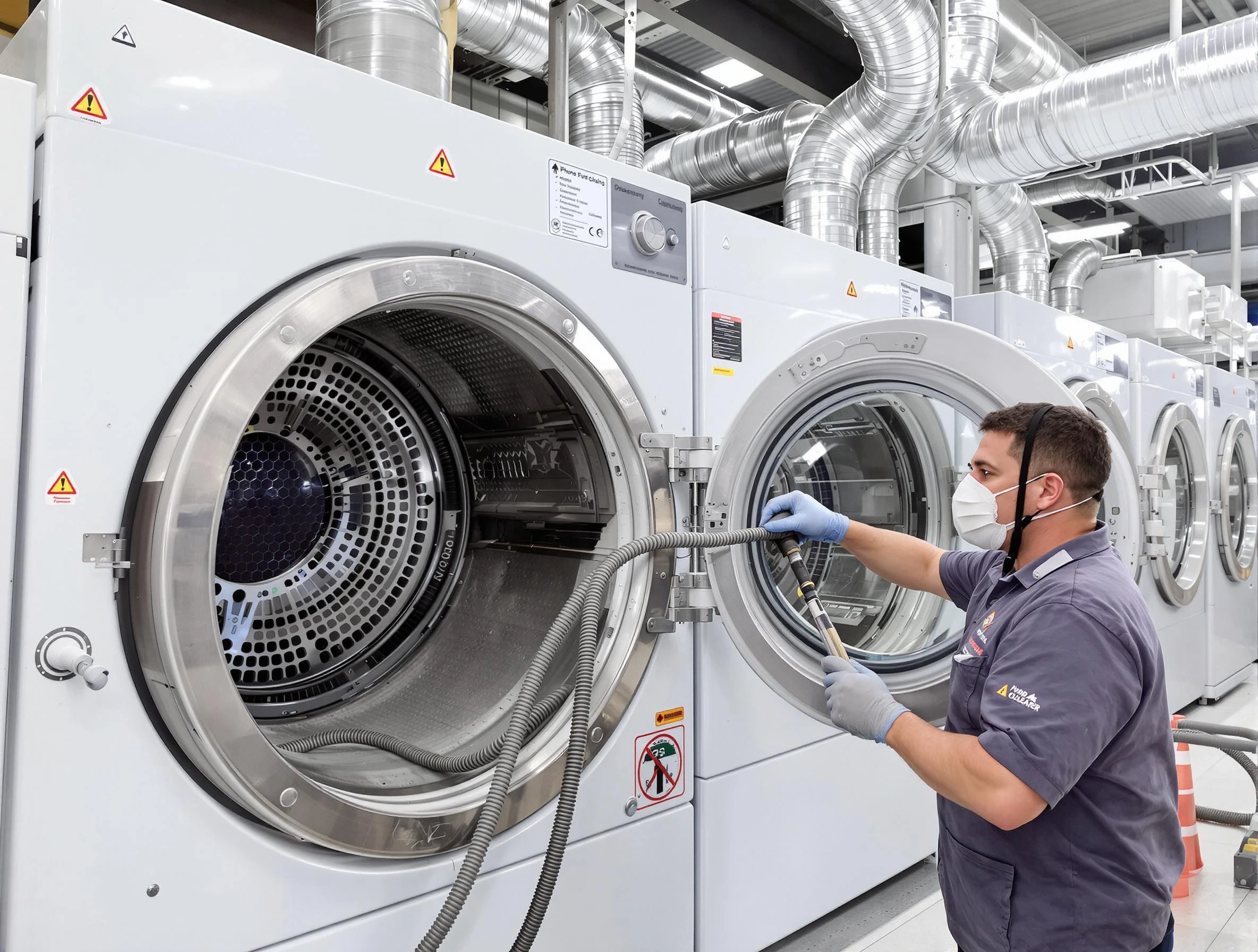 Industrial-grade dryer vent cleaning by Derby Dryer Vent Cleaning in Derby