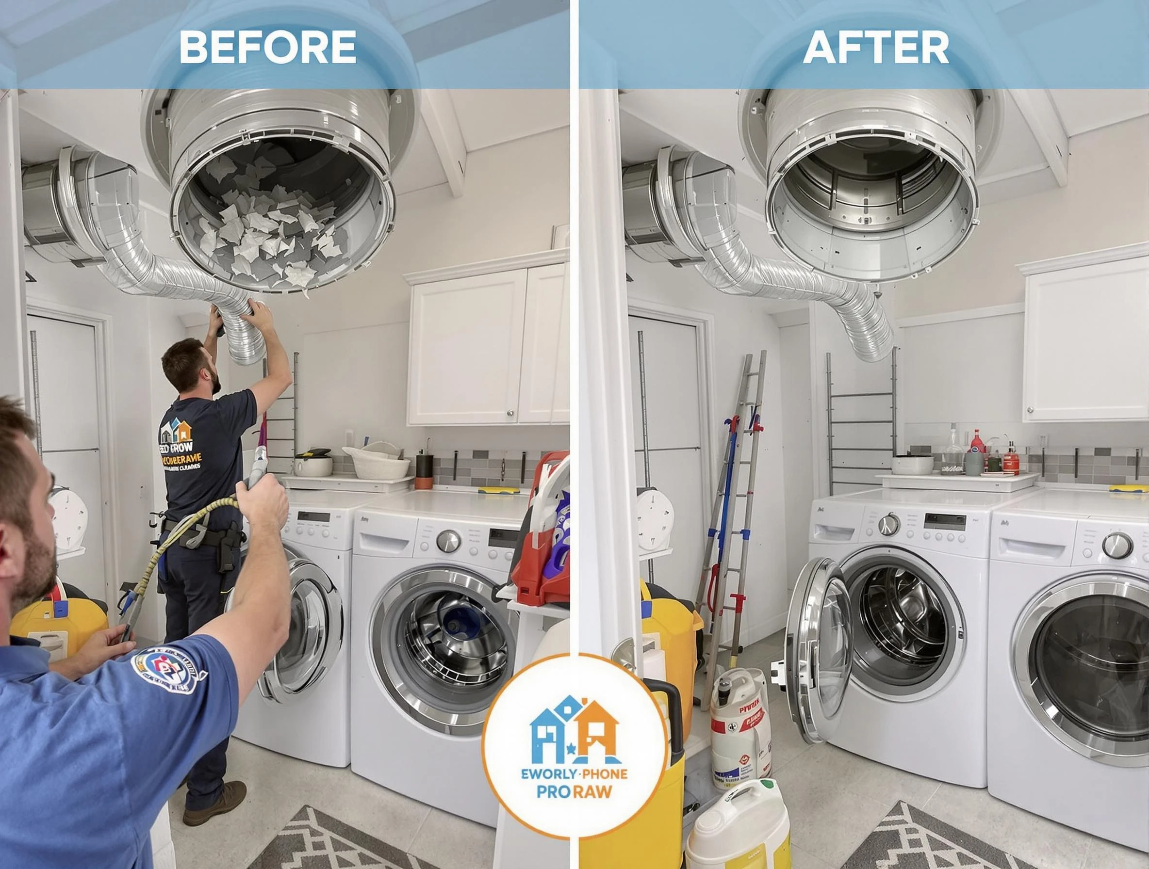 Residential dryer vent cleaning by Derby Dryer Vent Cleaning in Derby
